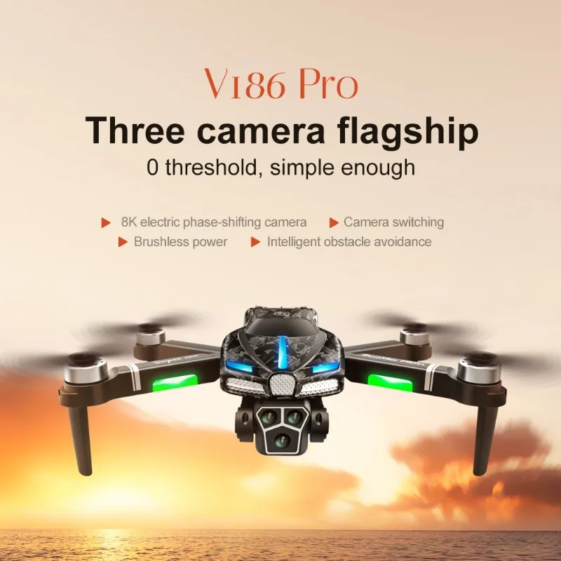 Drone Gimbal 2 Axis - جديد V186 Pro الطائرة بدون طيار