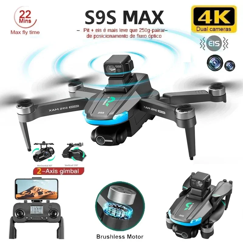 Drone Gimbal 2 Axis - جديد S9S ماكس طائرة صغيرة بدون