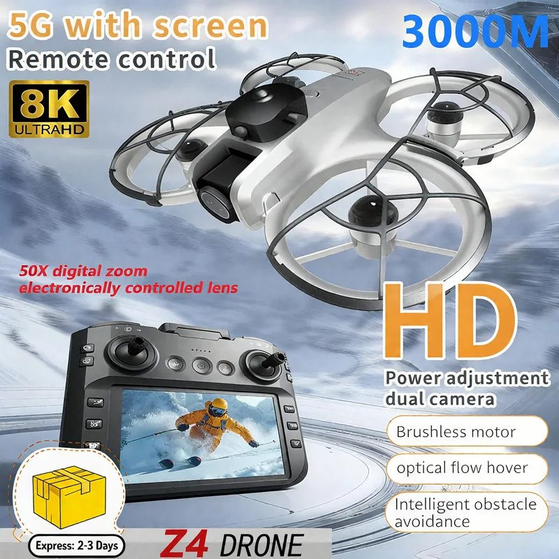 طائرة ميني Z4 الجديدة بدون طيا - مراجعة Dji Drone Mini 4 Pro وسعره